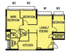 Blk 415C Waterfront I @ Northshore (Punggol), HDB 4 Rooms #618678421